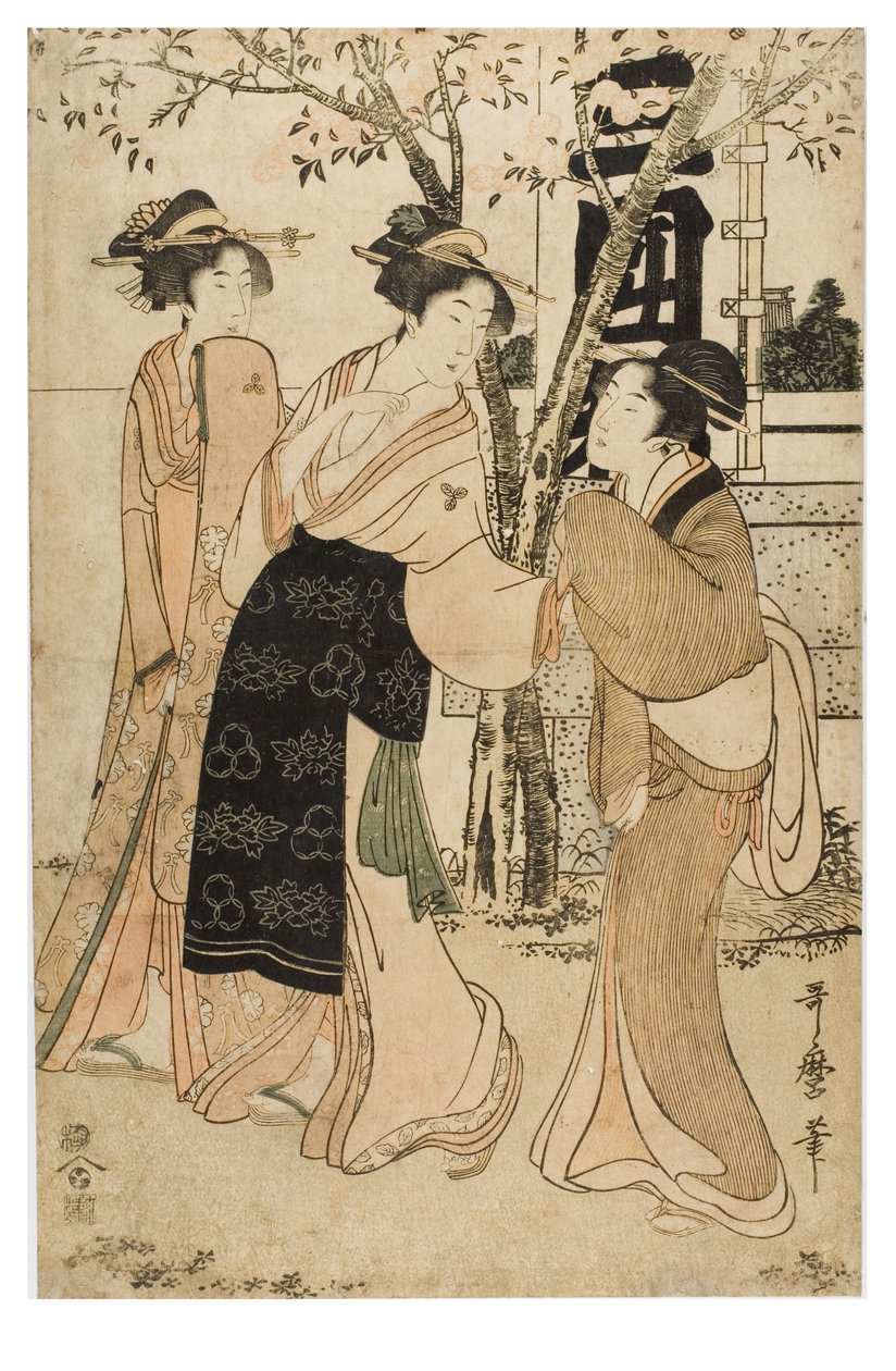 在Mimeguri神社展示的宝物 作者 北川宇多郎