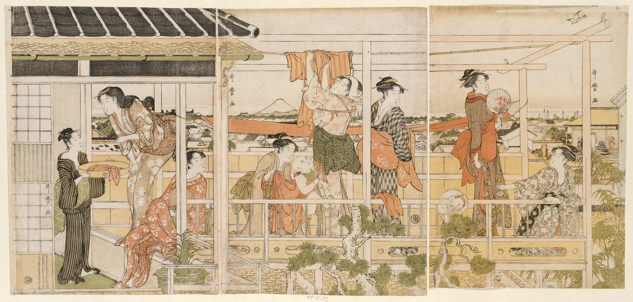 烘干衣物（Monohoshi） 作者 北川宇多郎