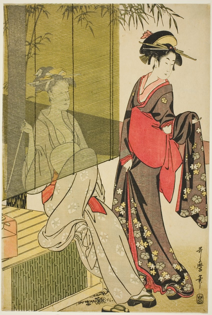 烘干和拉伸布料 作者 北川宇多郎