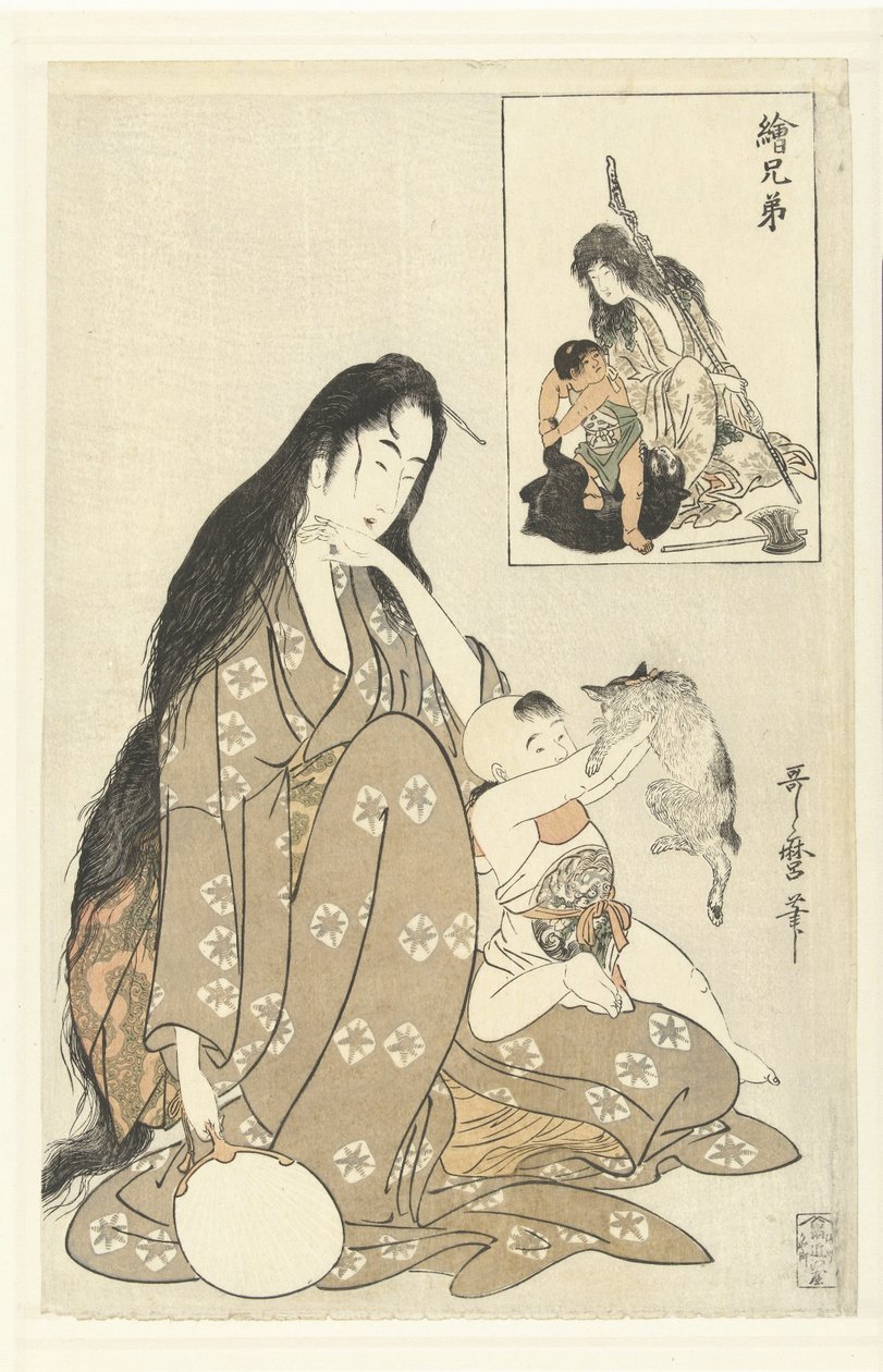 金时和山马 兄弟姐妹的照片（系列标题） E kyodai（物体上的系列标题） 作者 北川宇多郎
