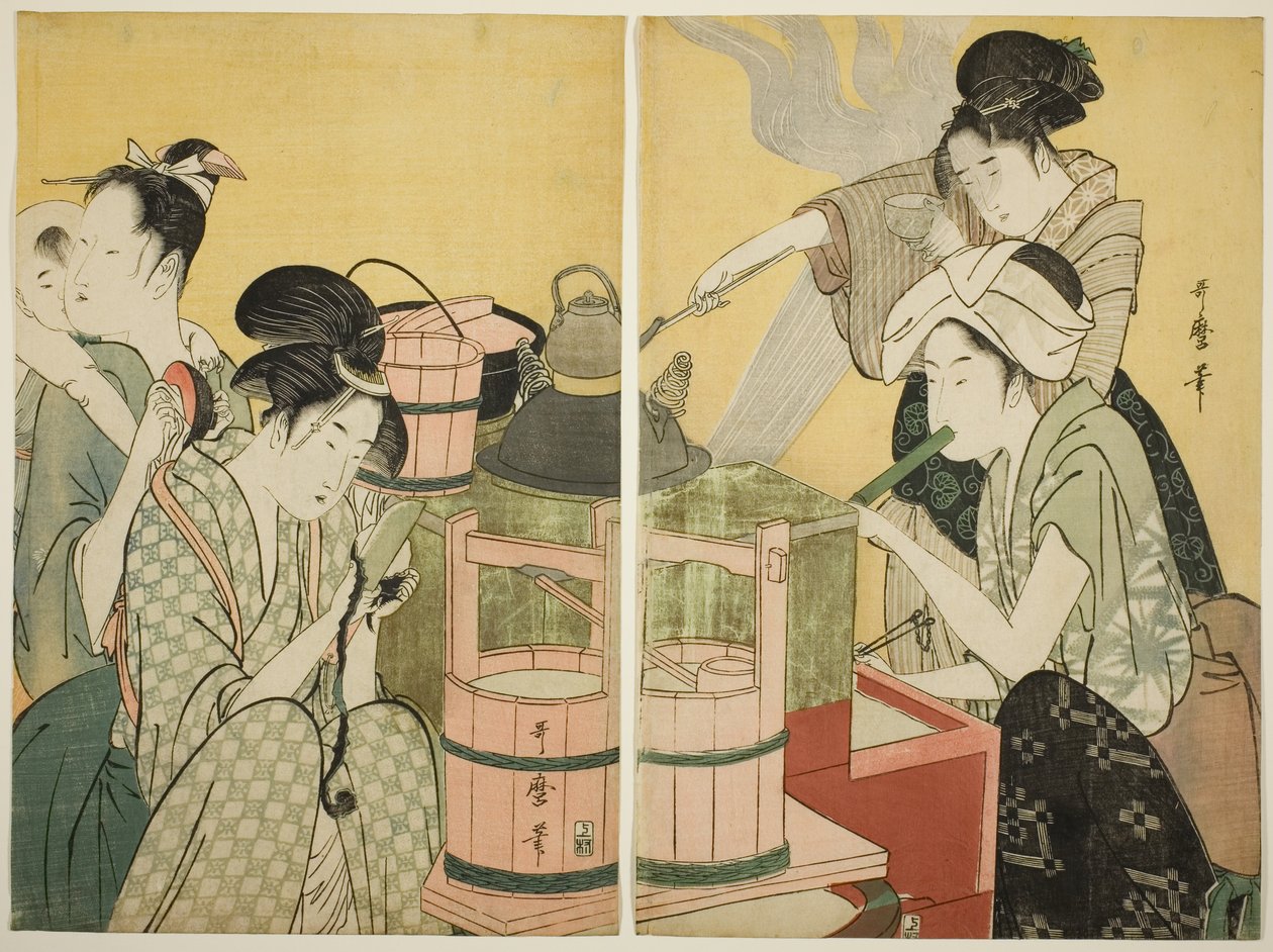 厨房场景 作者 北川宇多郎
