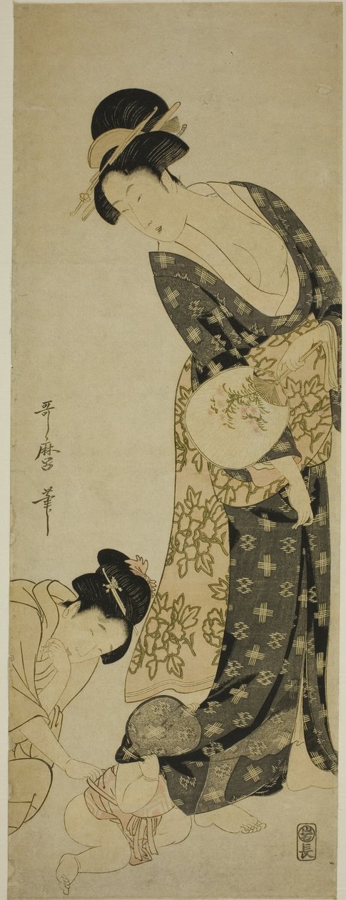 母与子 作者 北川宇多郎