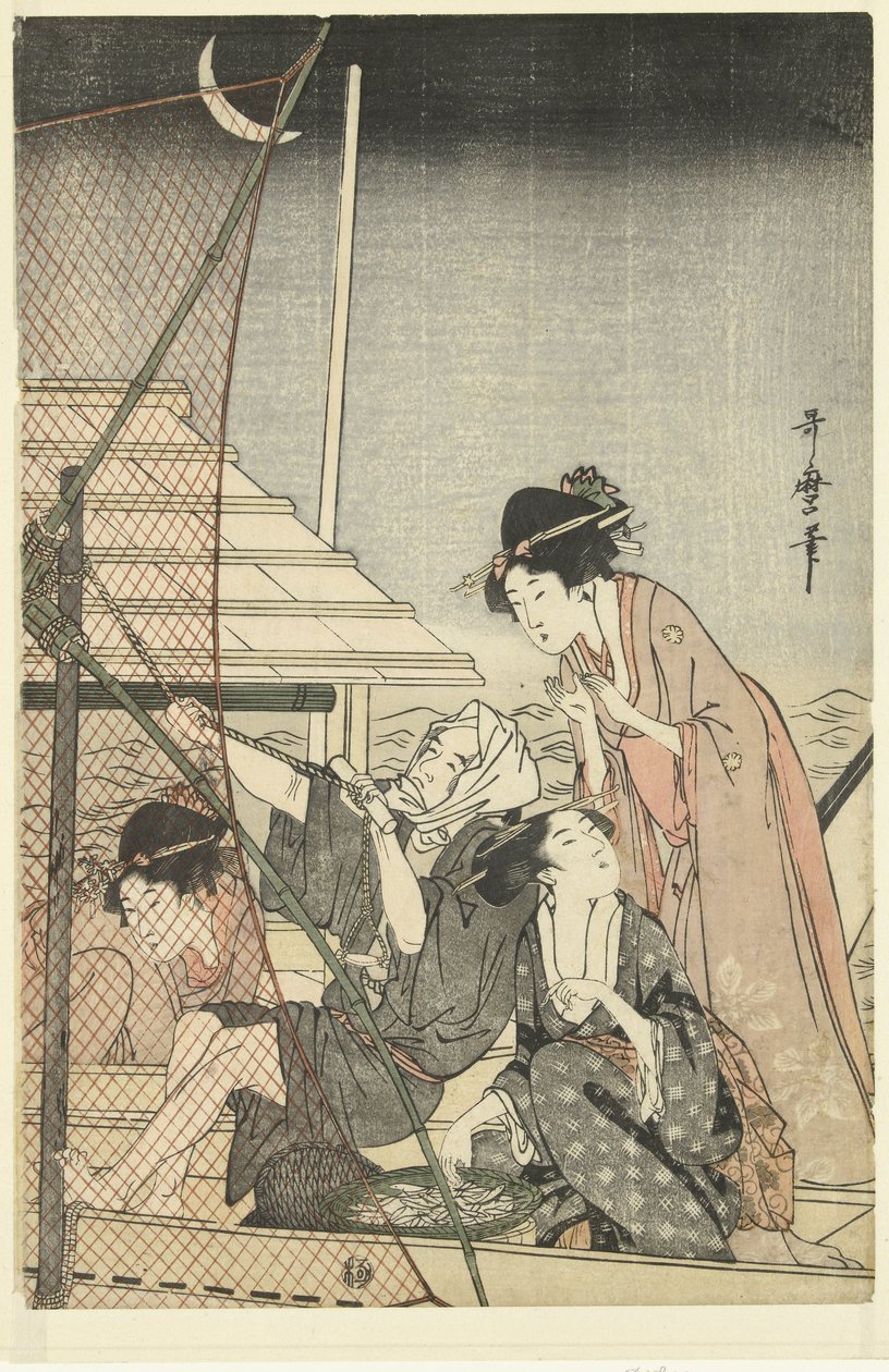 夜钓 作者 北川宇多郎