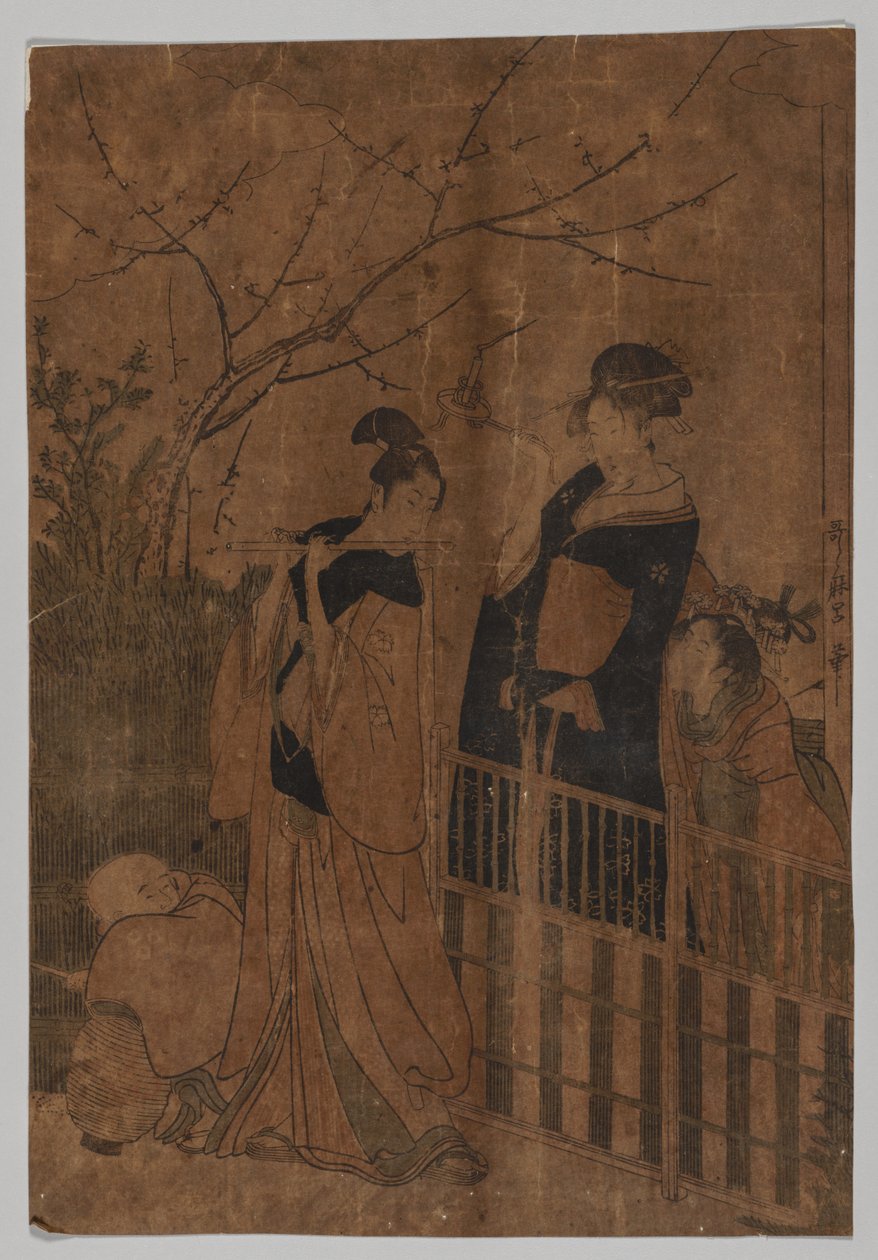 小夜曲，1753-1806年。 作者 北川宇多郎