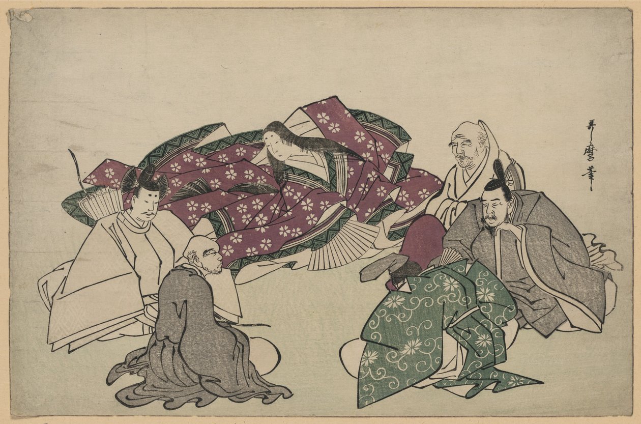 六位诗人 (Rokkasen) 作者 北川宇多郎