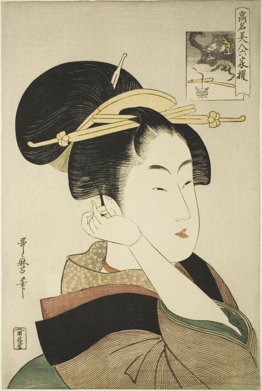 Tatsumi Roko，摘自《六大仙人》中的著名美女 作者 北川宇多郎