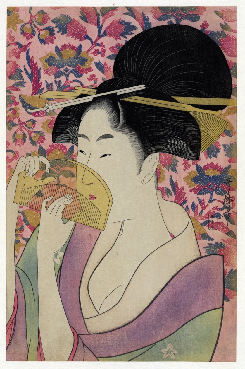 T Ran s Paren t Ko mb Par Utamaro, 北川 (1753-1806) 作者 北川宇多郎