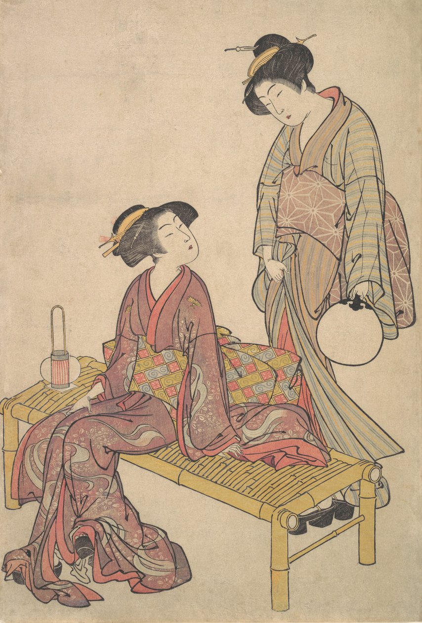 手灯，约1790年。 作者 北尾重正