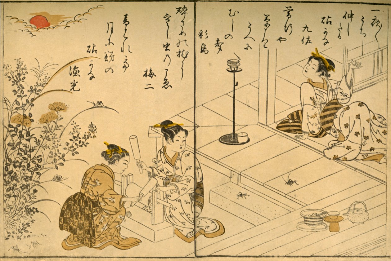 Kinuta，1775年，1924年。 作者 北尾重正