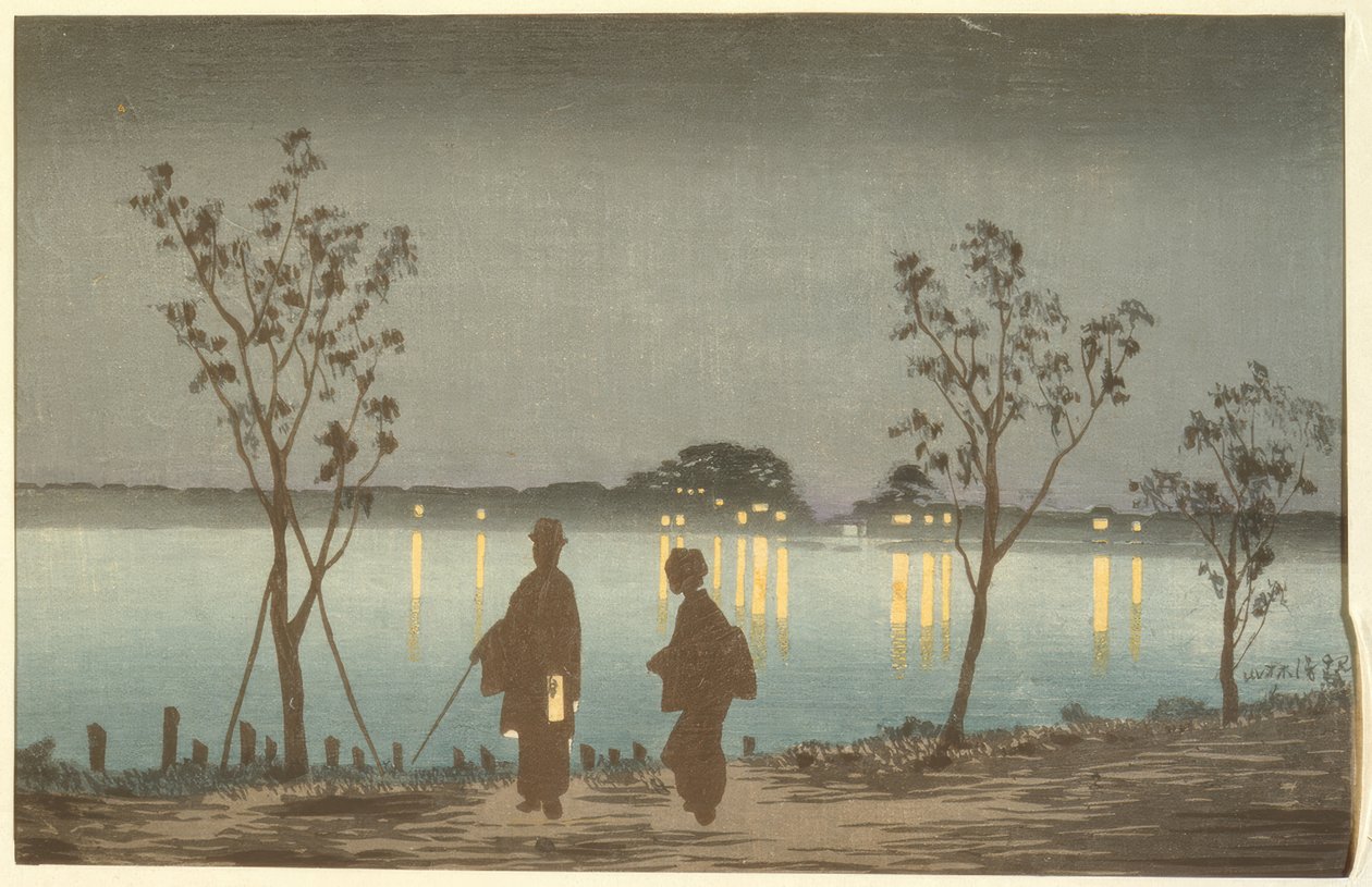 隅田川上的夜晚 作者 小林清史