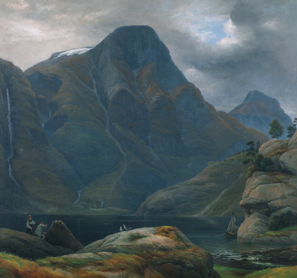 抵达奈勒峡湾（Nærøyfjorden） 作者 克努德·安德烈亚森·巴德