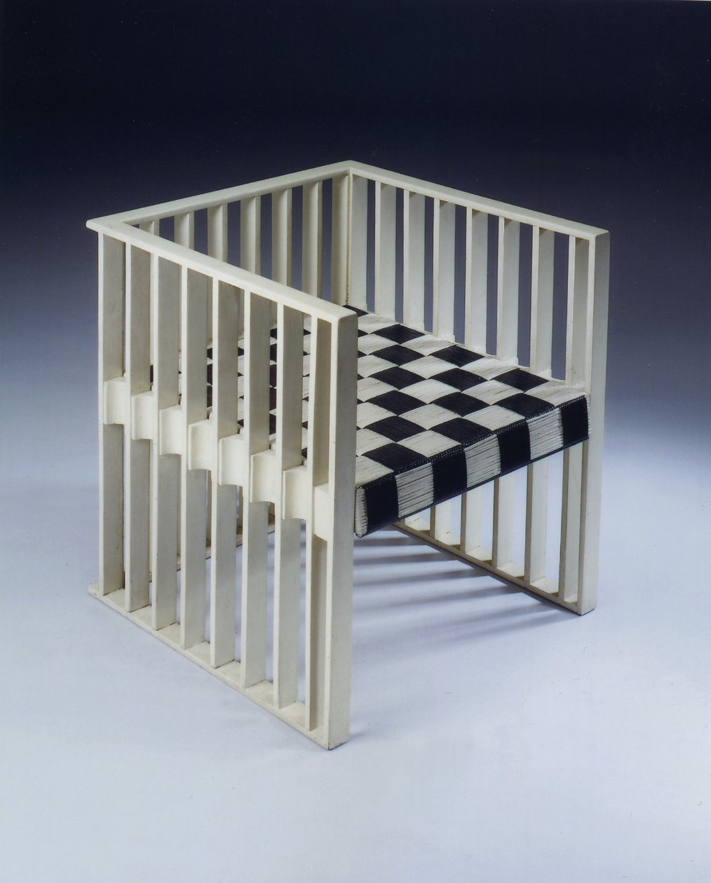 彩绘榉木和甘蔗扶手椅，约1901年 作者 科洛曼·莫泽（Koloman Moser）