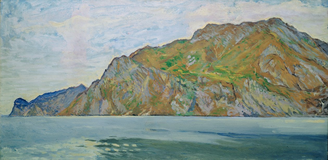 从托博莱远眺加尔达湖西岸 作者 科洛曼·莫泽（Koloman Moser）