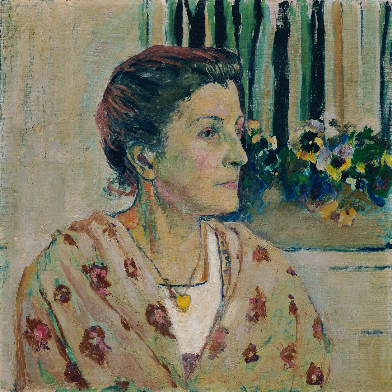 夏洛特-莫泽，艺术家的妹妹 作者 科洛曼·莫泽（Koloman Moser）