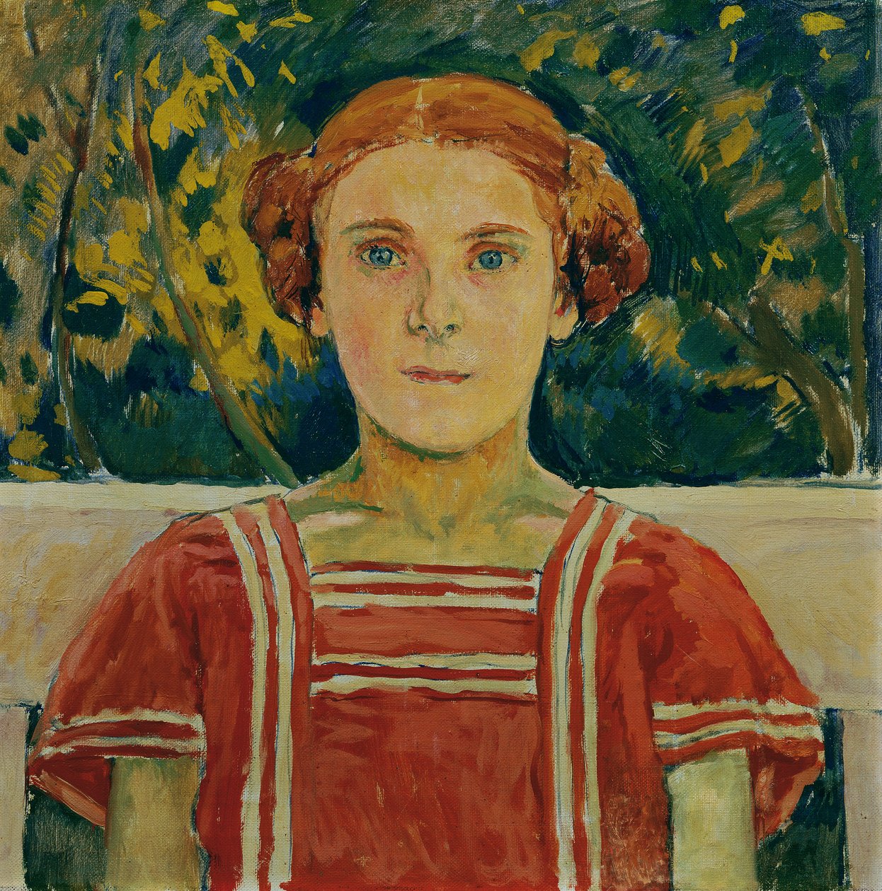 伊丽莎白-施泰因德尔，艺术家的侄女 作者 科洛曼·莫泽（Koloman Moser）