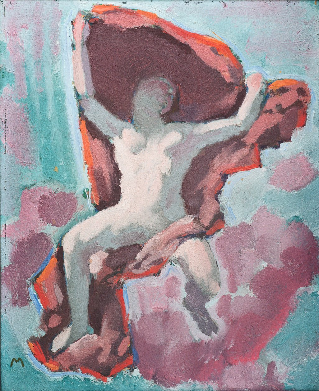 Figurenbild - 人物画......（布面油画） 作者 科洛曼·莫泽（Koloman Moser）