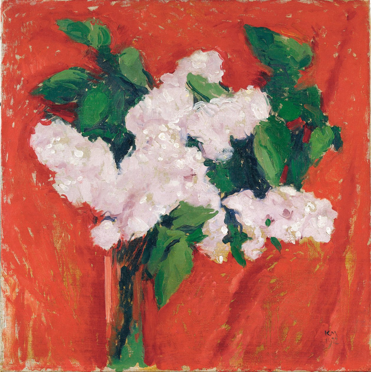 Flieder - 丁香...（布面油画） 作者 科洛曼·莫泽（Koloman Moser）