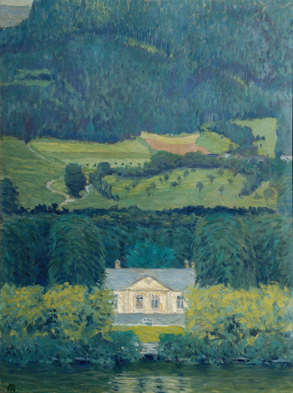 水边的乡村别墅 作者 科洛曼·莫泽（Koloman Moser）