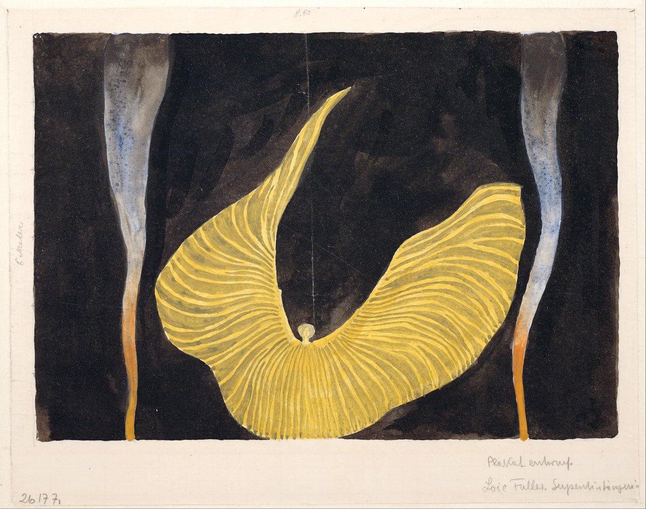 LoïeFuller参加舞蹈“大天使” 作者 科洛曼·莫泽（Koloman Moser）