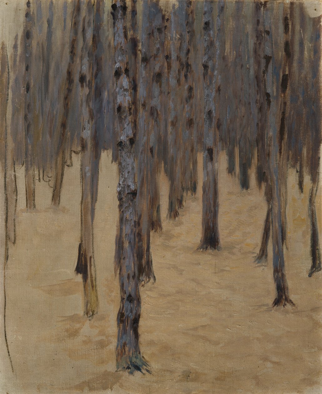 雪中的针叶林 作者 科洛曼·莫泽（Koloman Moser）