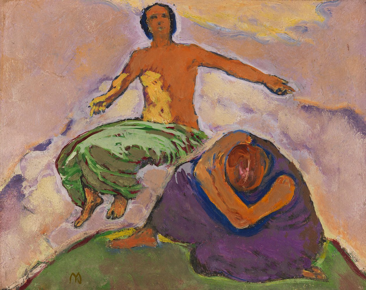 悲伤和希望，约1914年。 作者 科洛曼·莫泽（Koloman Moser）