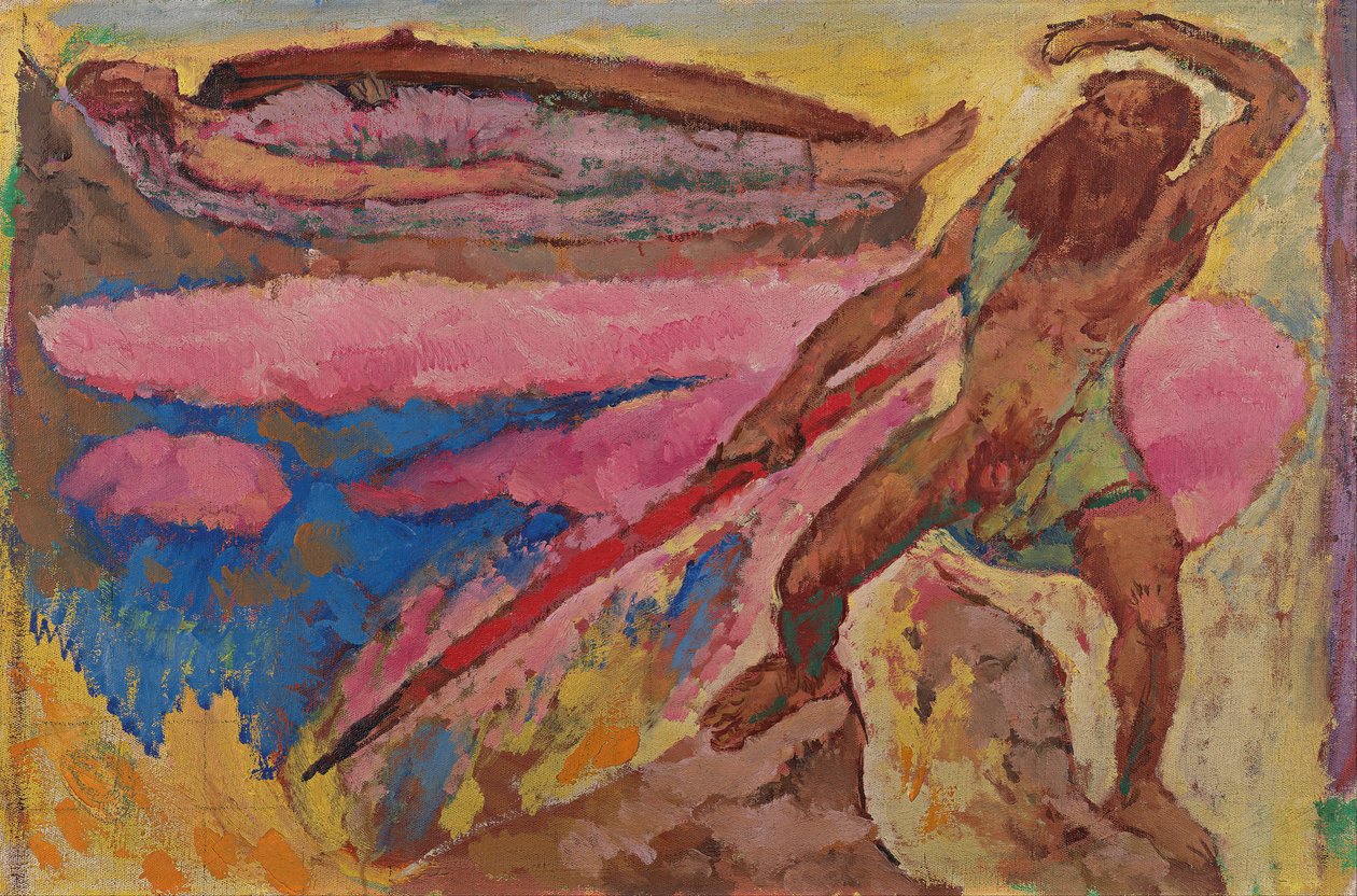 Wotan和Brünhilde，c。 1916年 作者 科洛曼·莫泽（Koloman Moser）