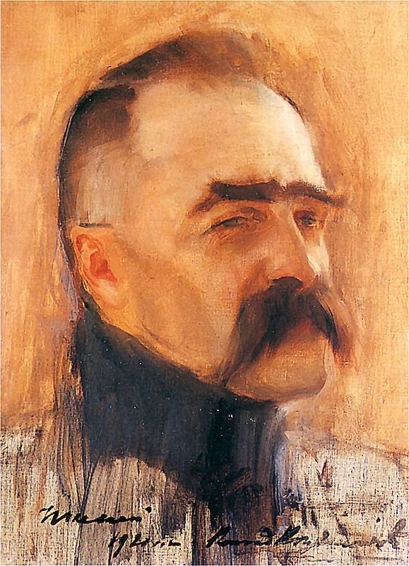 约瑟夫Pisudskiego肖像Jozef Pisudski肖像 作者 康拉德·克日扎诺夫斯基