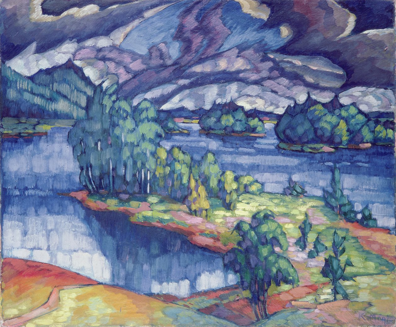 Lake Puhajarv，1918-21 作者 康拉德贤士