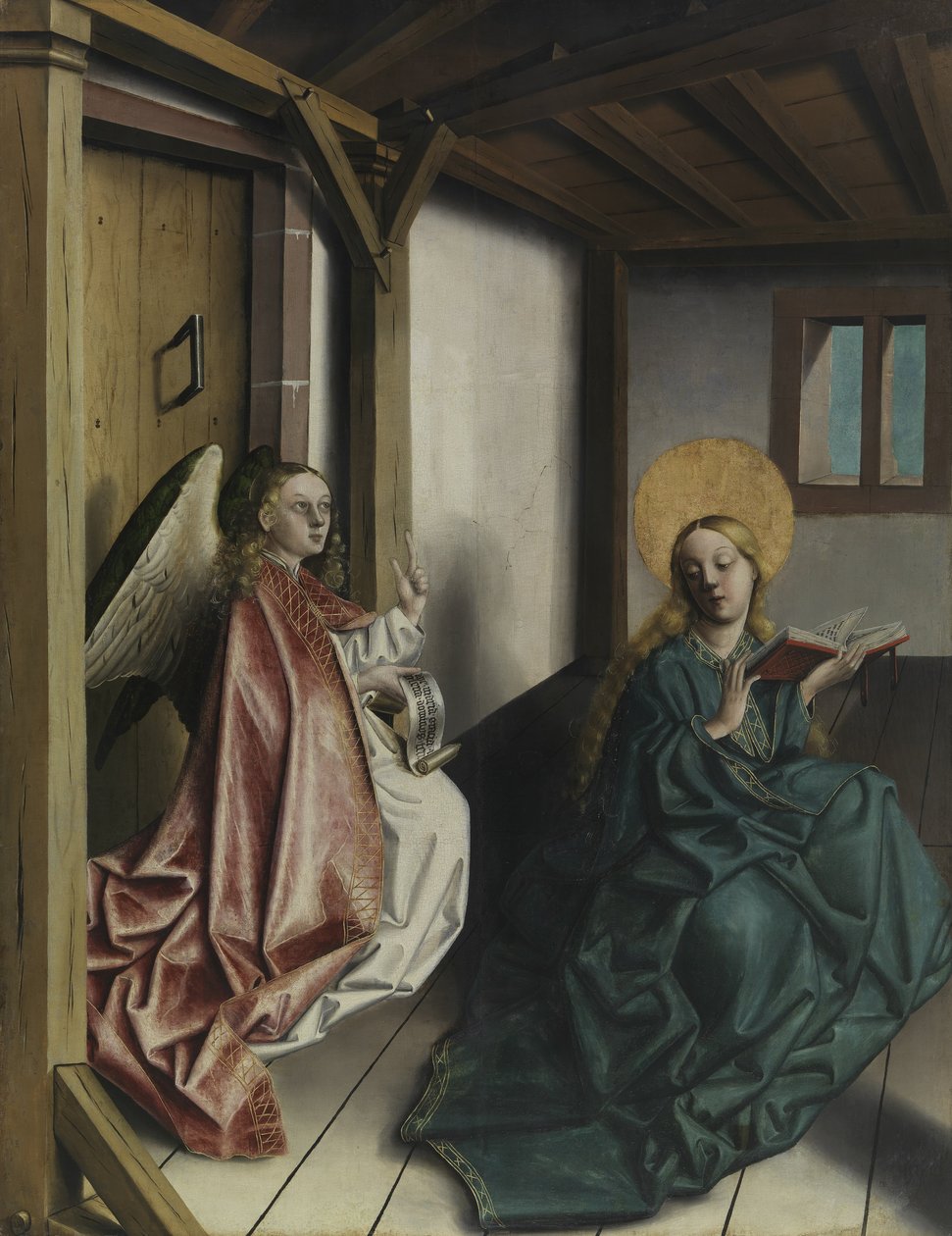 德语: Die Verkündigung an Maria The Annunciation 作者 康拉德·吉茨（Konrad Jitz）