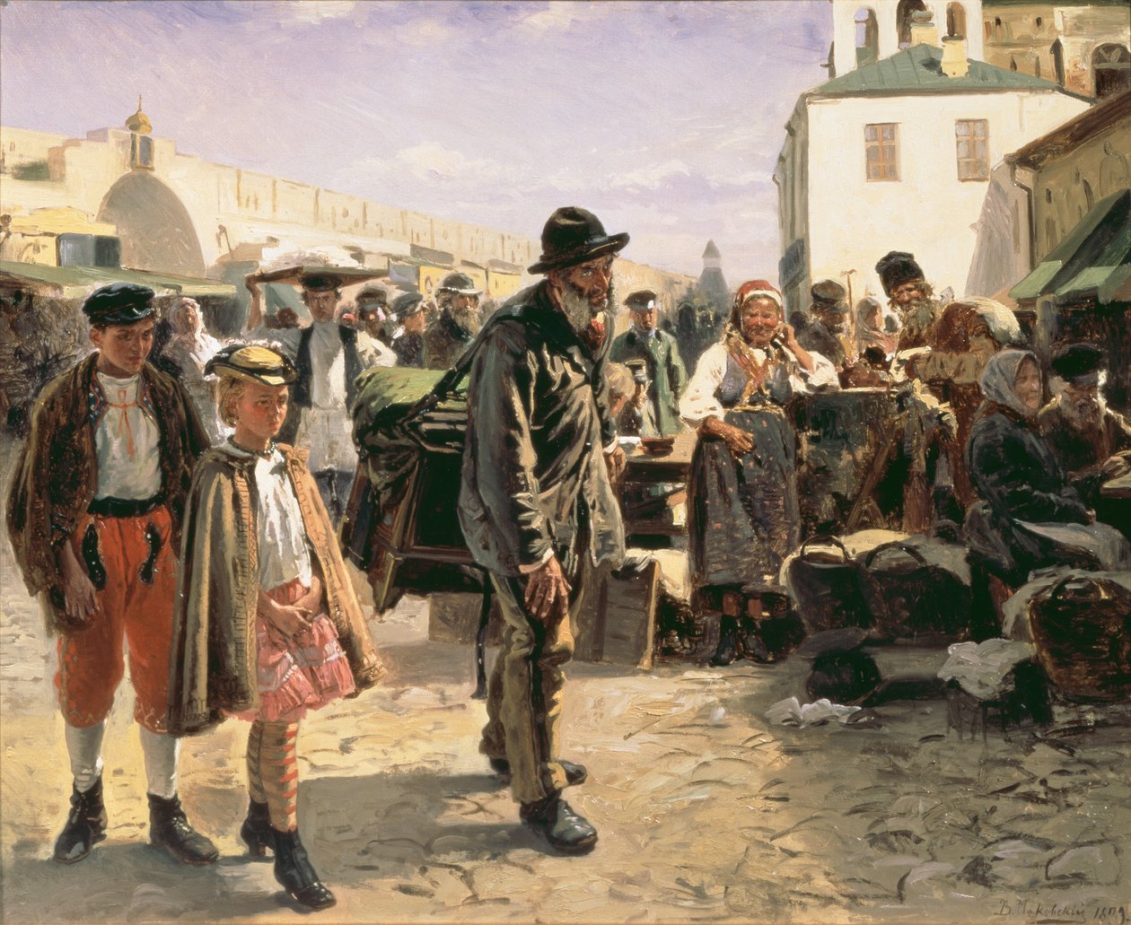 Organ Grinder，1879 作者 康斯坦丁·阿列克谢耶维奇·科罗文