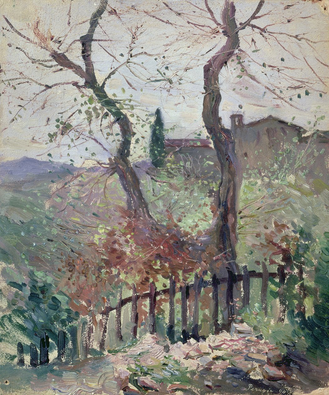 佩鲁贾，翁布里亚，1894年 作者 康斯坦丁·安德烈维奇·索莫夫