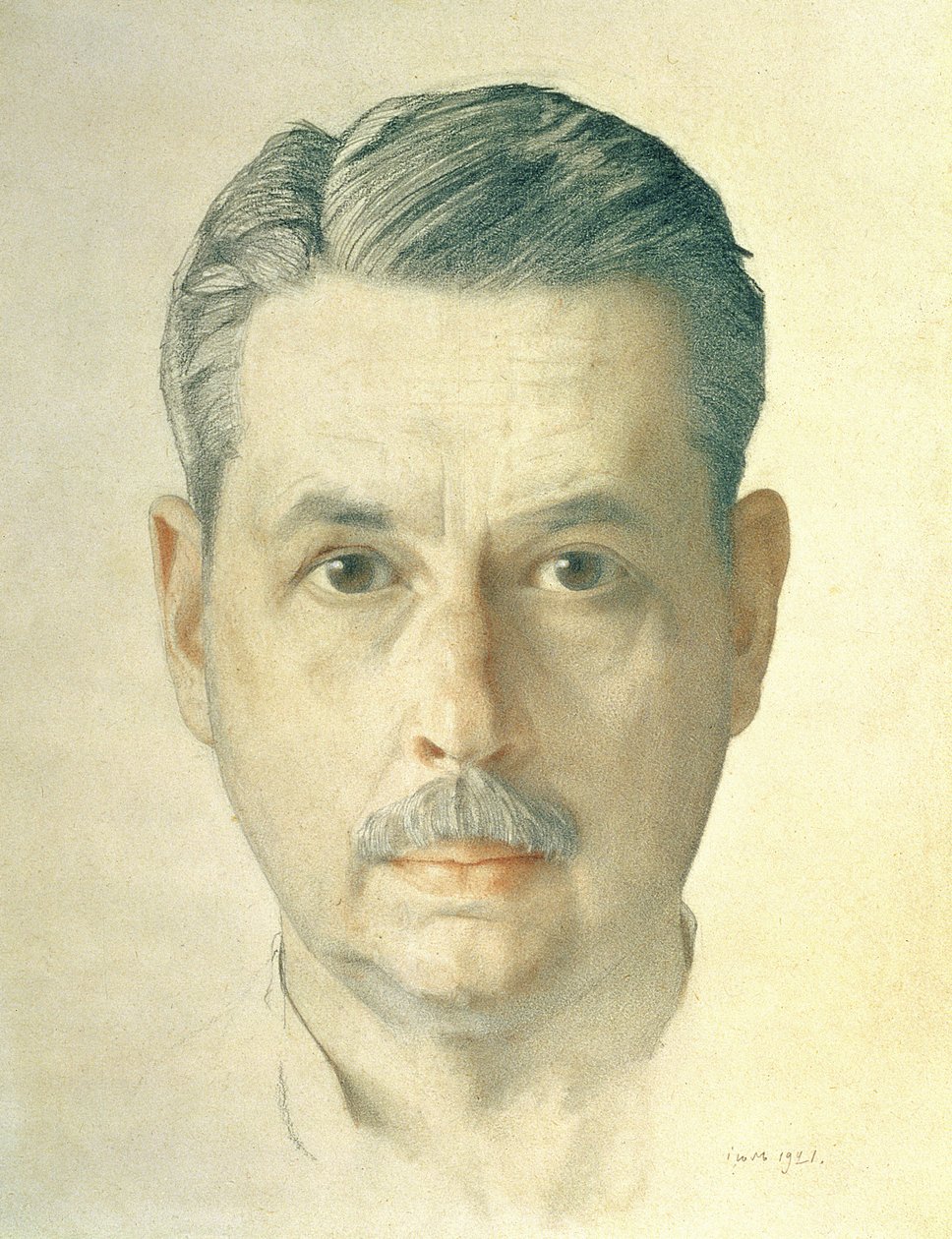 自画像，1921年 作者 康斯坦丁·安德烈维奇·索莫夫