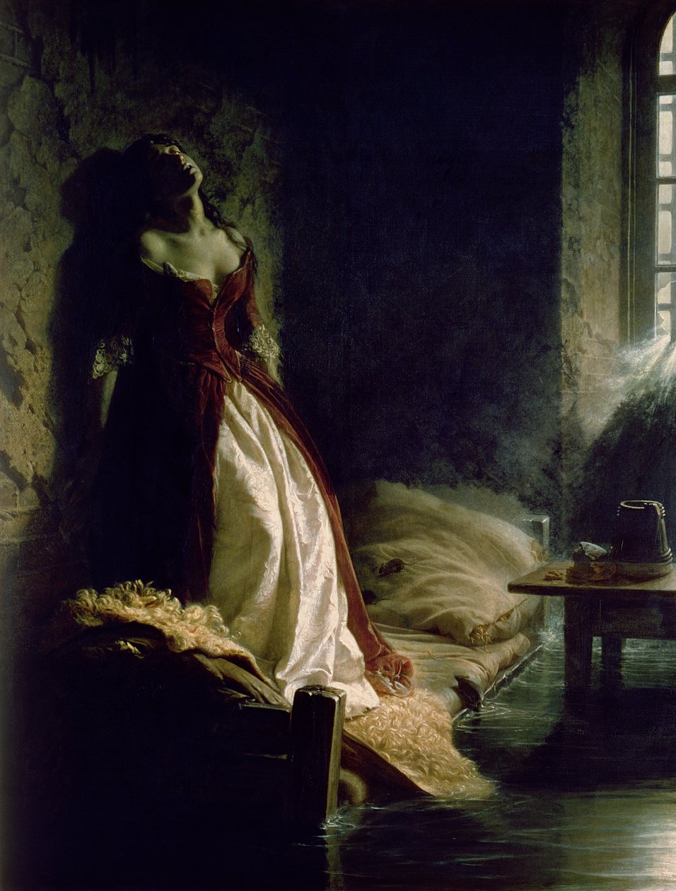公主Tarakanova，1864年 作者 康斯坦丁·德米特里耶维奇·弗拉维茨基