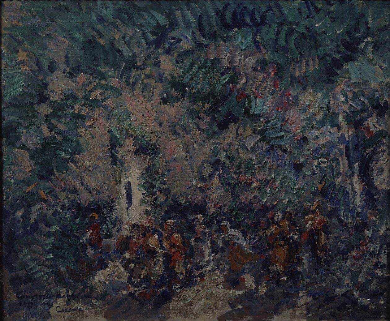芭蕾舞剧《海盗船》的舞台设计，A。Adam，1911年 作者 康斯坦丁·阿列克谢耶维奇·科罗文