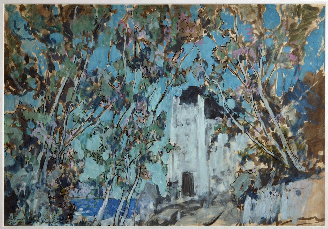 M. Glinka的歌剧Ruslan和Lyudmila的舞台设计，1906年 作者 康斯坦丁·阿列克谢耶维奇·科罗文