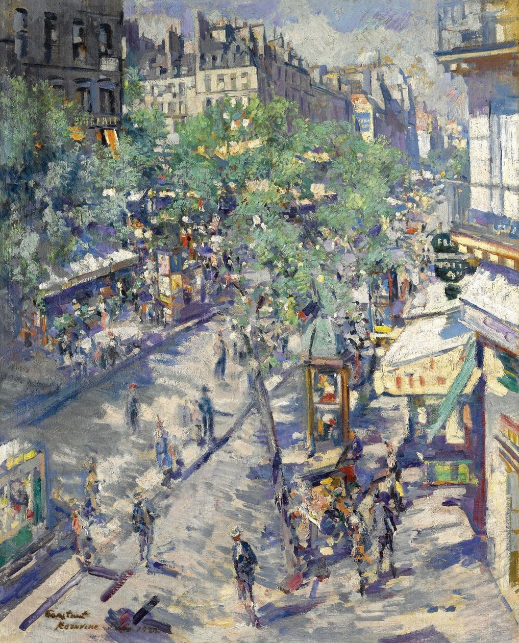 巴黎塞巴斯托波尔大道，1923年 作者 康斯坦丁·阿列克谢耶维奇·科罗文