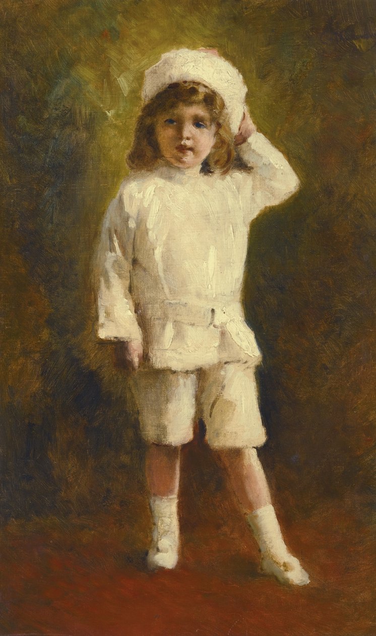 皇位继承者的肖像沙皇（Alexander Nikolaevich）1904-1918 作者 康斯坦丁·埃戈罗维奇·马科夫斯基