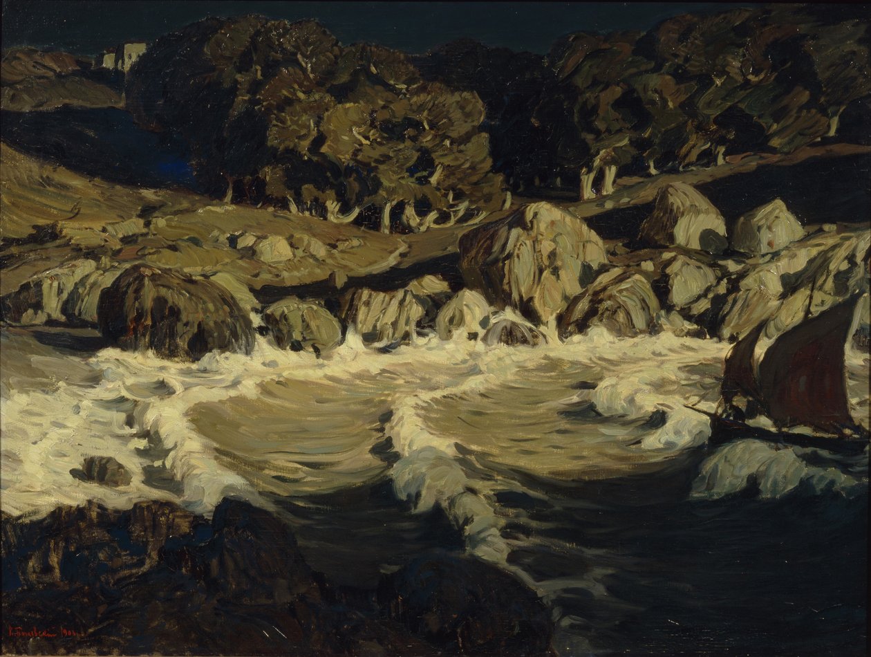 1903年海上夜 作者 康斯坦丁·费奥多罗维奇·博加耶夫斯基