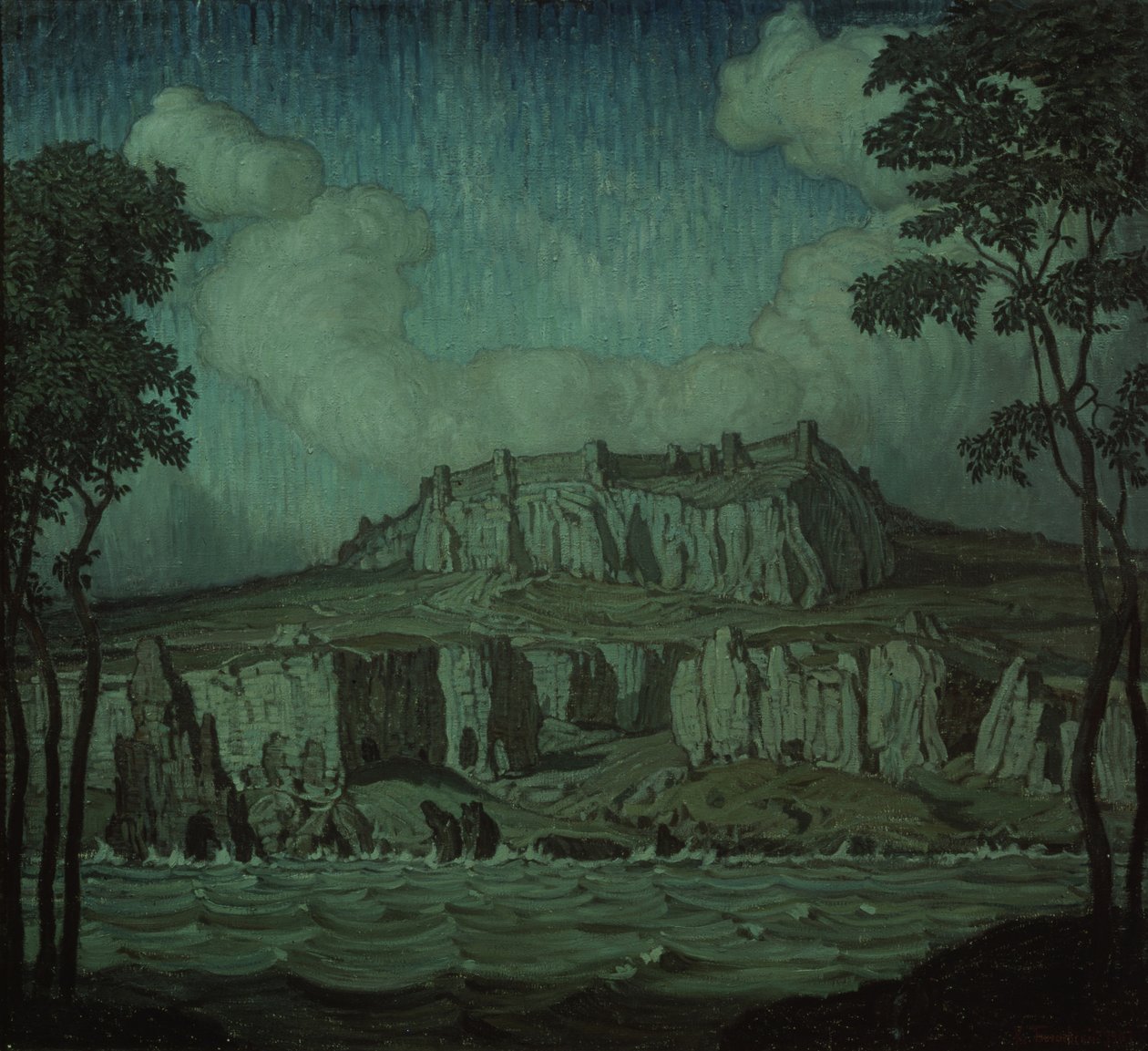 海滨，1907年 作者 康斯坦丁·费奥多罗维奇·博加耶夫斯基