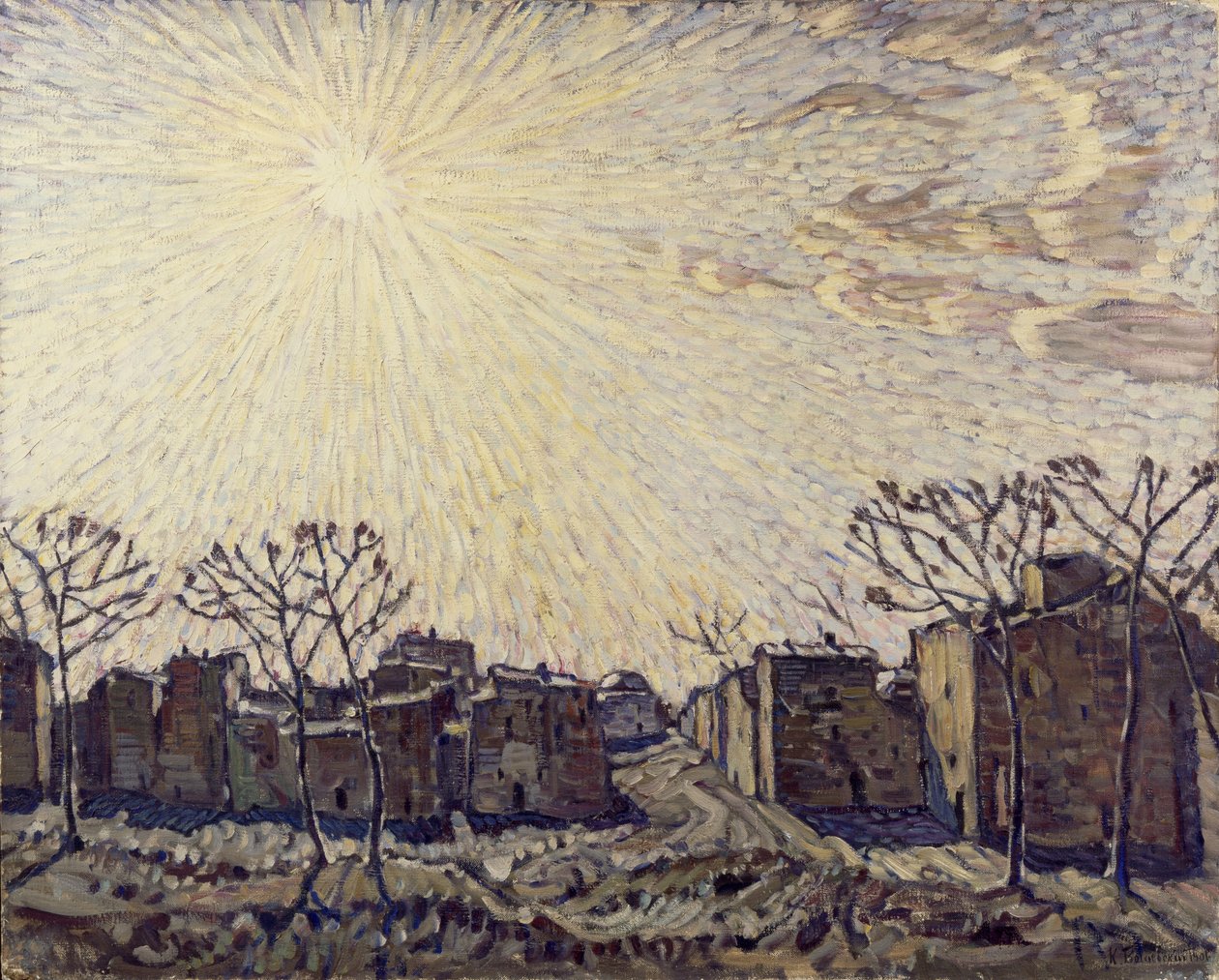太阳，1906年 作者 康斯坦丁·费奥多罗维奇·博加耶夫斯基