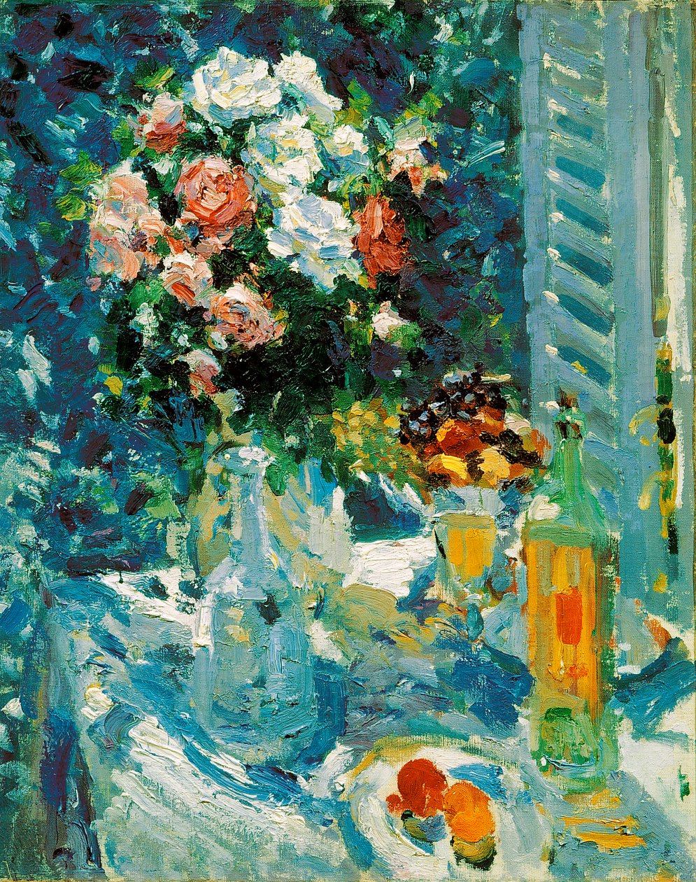 鲜花和水果，1911-1912年。 作者 康斯坦丁·阿列克谢耶维奇·科罗文