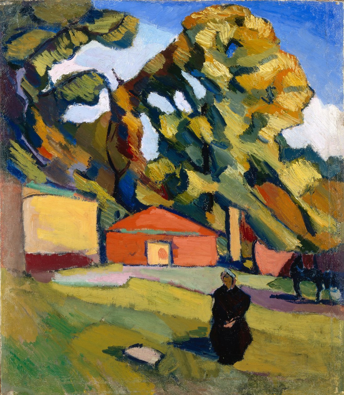 装饰性景观，1928-1929 作者 康斯坦丁·尼古拉耶维奇·伊斯托明
