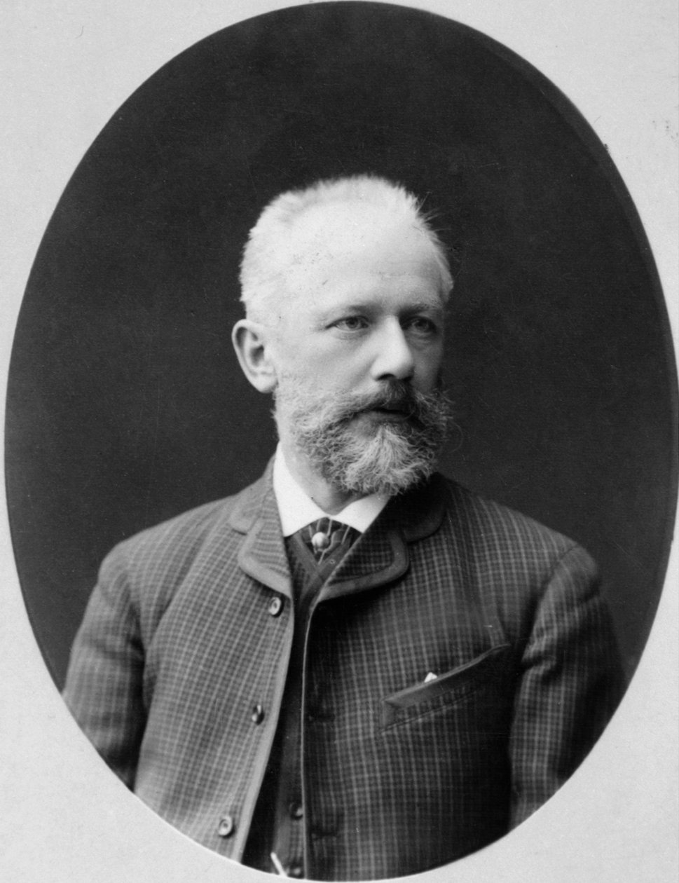彼得·柴可夫斯基（Peter Tchaikovsky），俄罗斯作曲家，1880年代 作者 康斯坦丁·沙皮罗