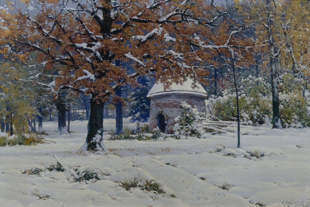 1898年9月下雪 作者 康斯坦丁·雅科夫列维奇·克里日斯基