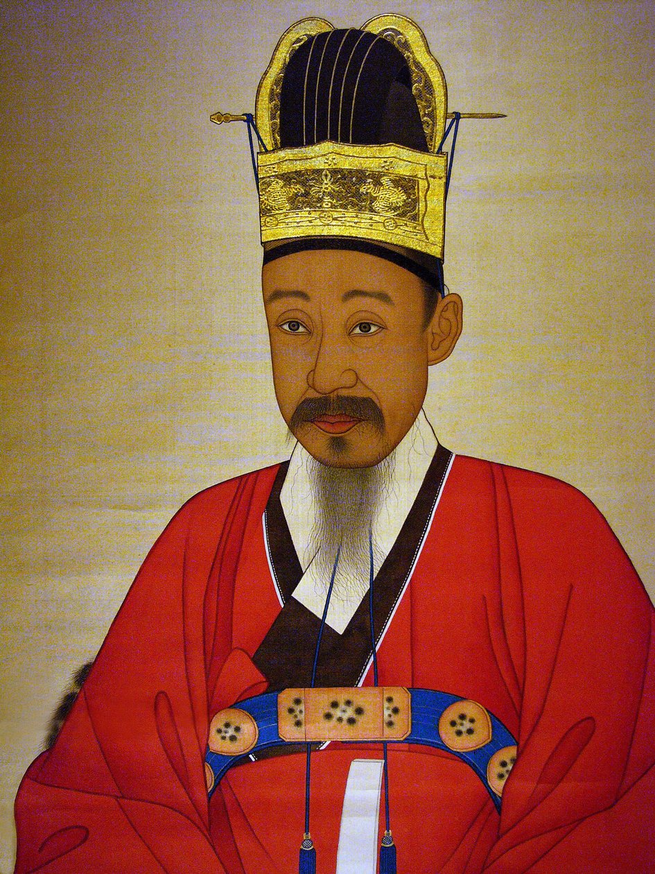 李海英（或称 "石白"）的画像 作者 韩国学校