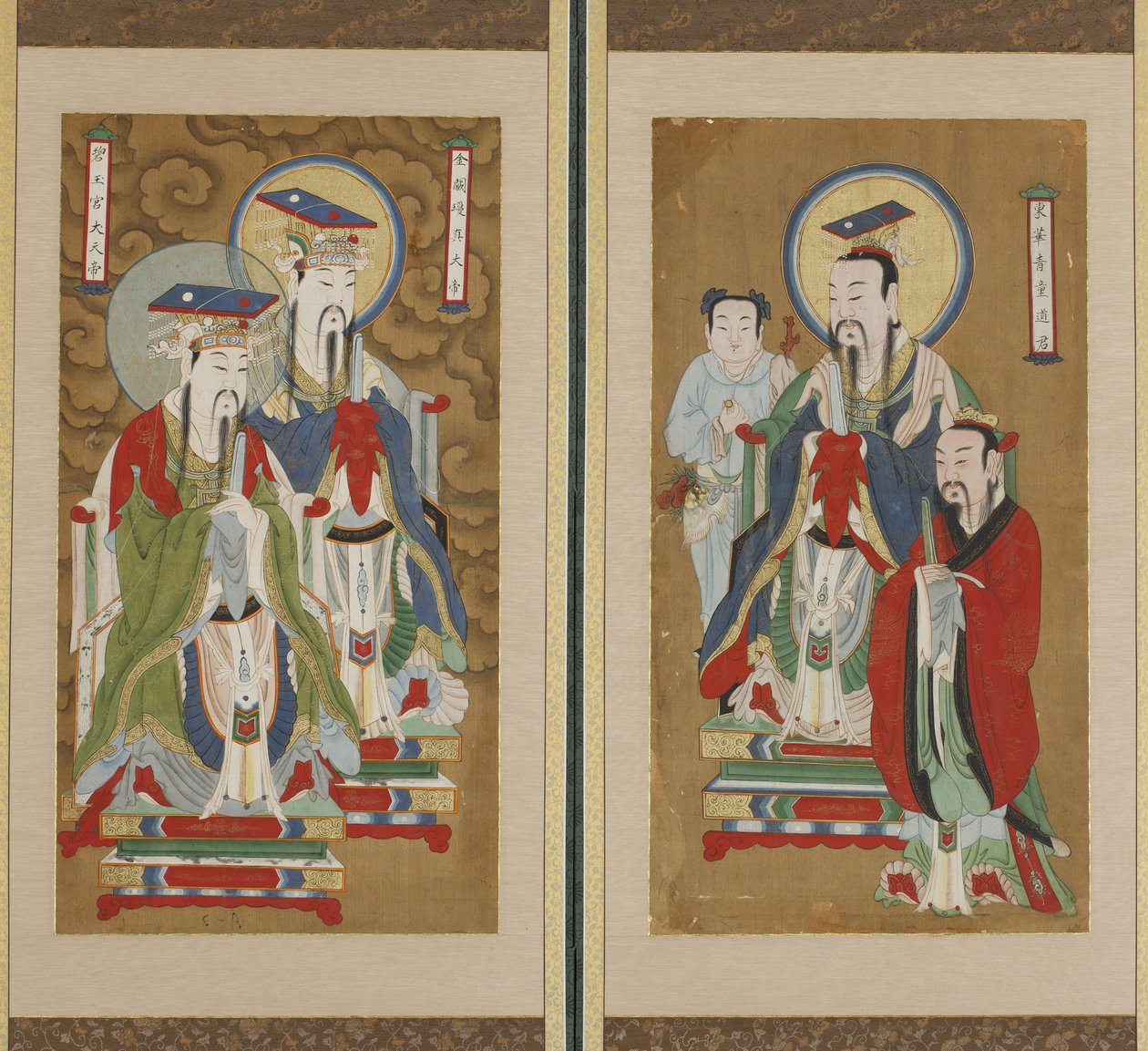游行场景，朝鲜王朝（纸和丝绸的颜色） 作者 韩国学校