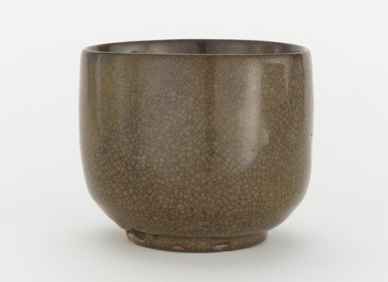 茶碗，釜山，Kyongsang Namdo省，朝鲜时期（陶瓷） 作者 韩国学校