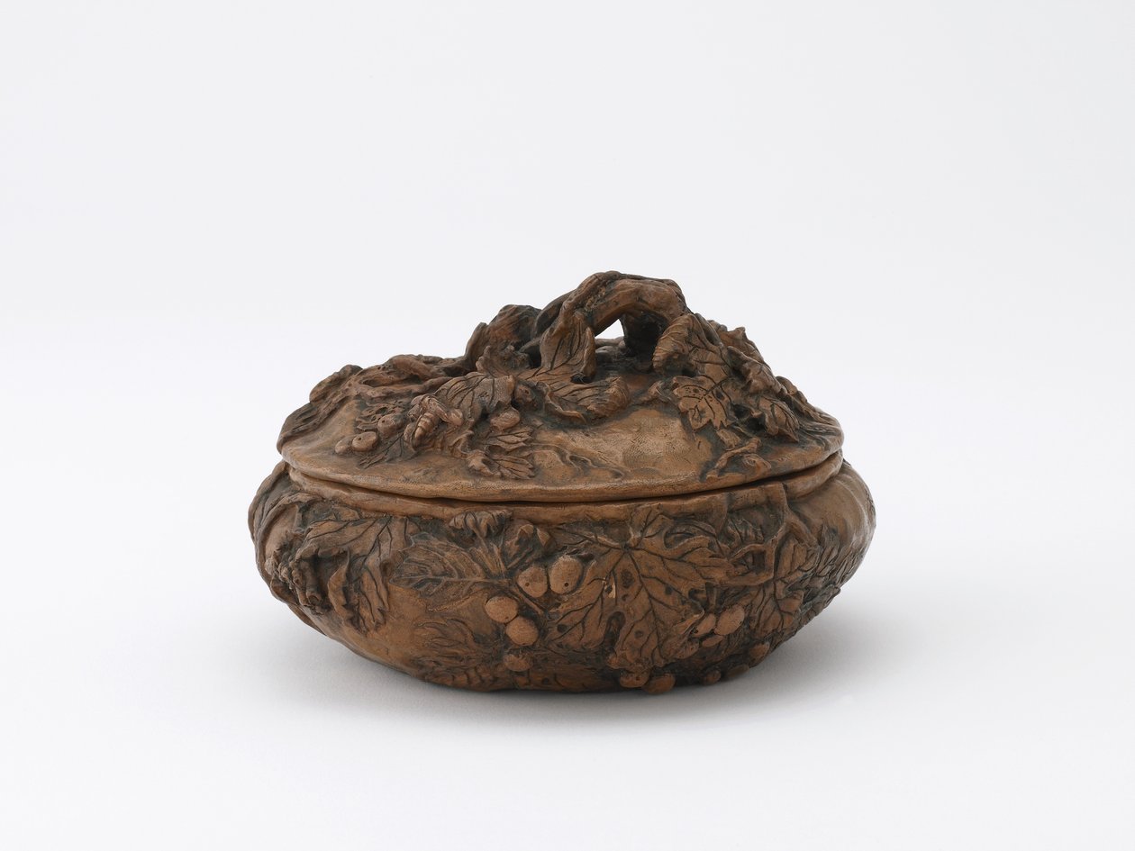 圆框，东京，明治时代，c.1878-86（陶瓷） 作者 可仁