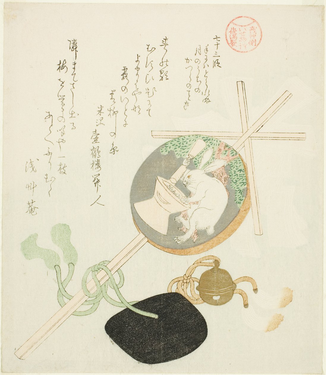 第 73 集（Nanajusan dan），选自 "浅草集团伊势物语（浅草川伊势物语）"系列 作者 久保顺曼