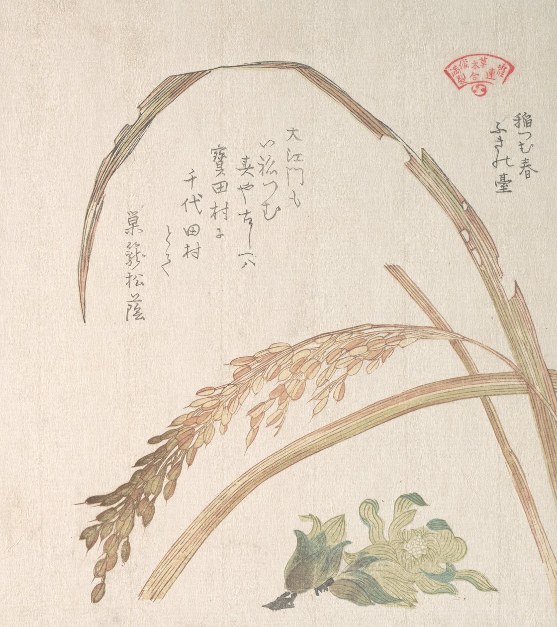 米厂和黄油囊，19世纪。 作者 久保顺曼